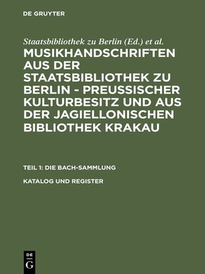 cover image of Katalog und Register